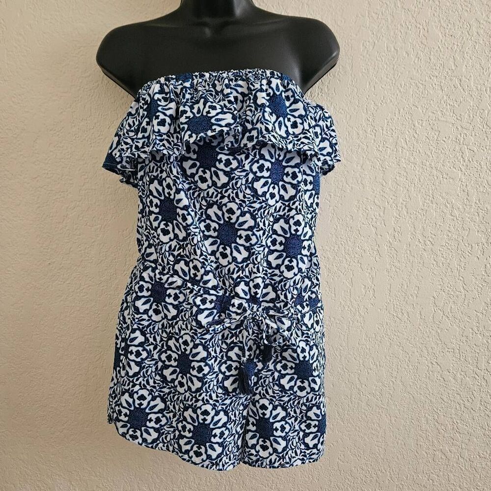 NWT Vineyard Vines Strapless Romper with Pockets